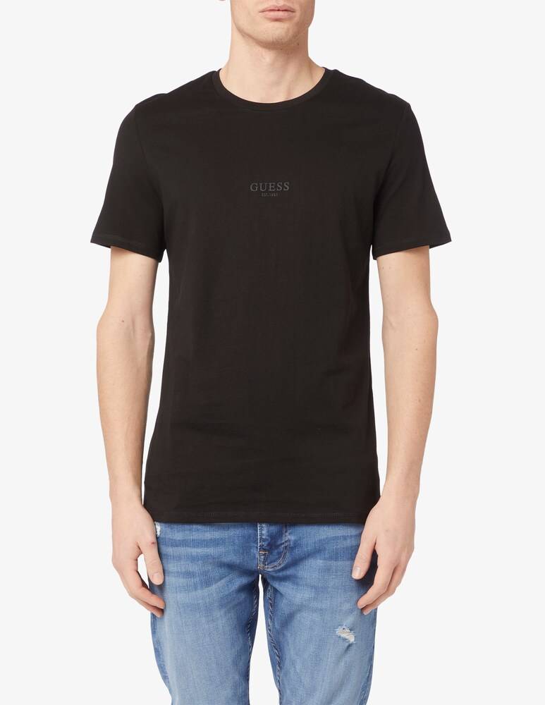 Guess Maglietta regular fit aidy scrittina centrale