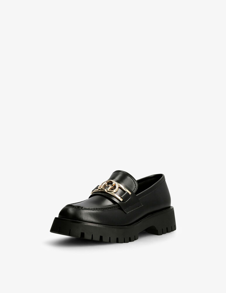 Guess Mocassino Carro In Pelle Ilary