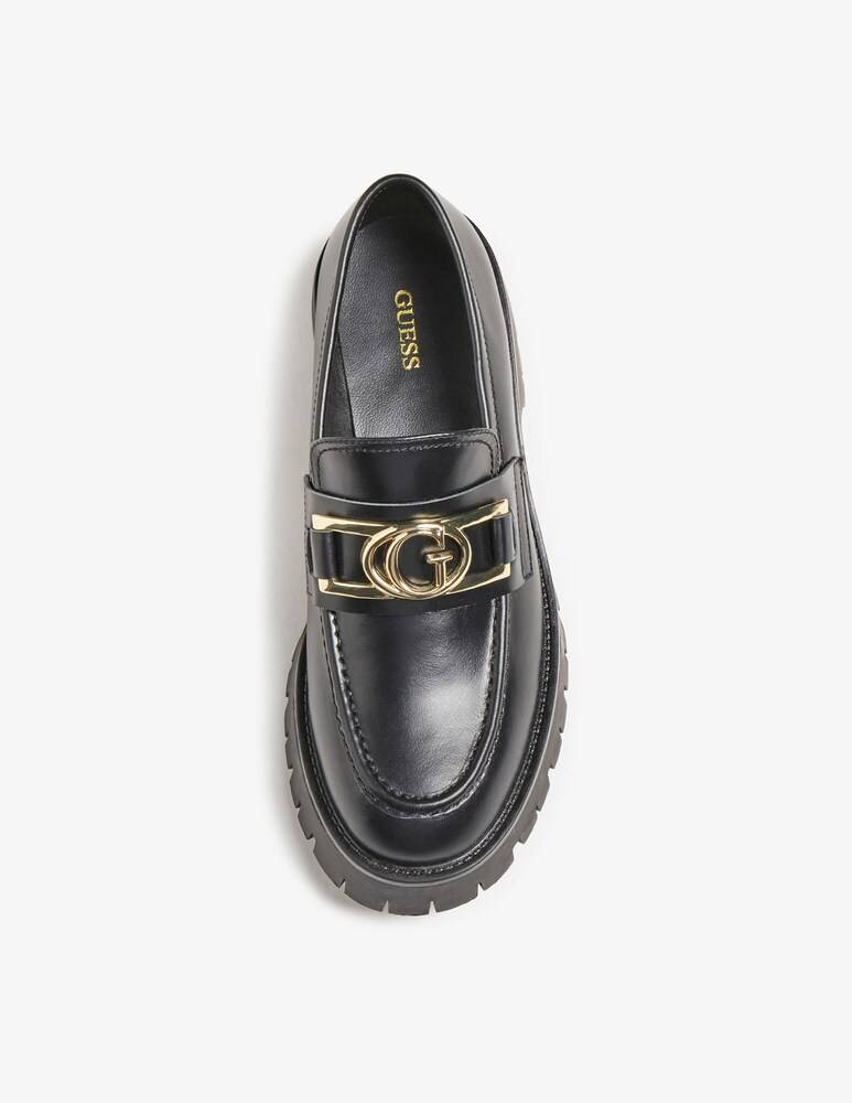 Guess Mocassino Carro In Pelle Ilary
