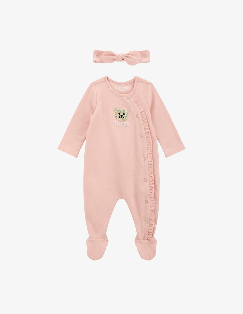Guess Set tuta a coste e fascia per capelli