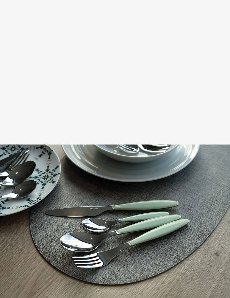Guzzini Feeling Set 24 Posate Bicolore - Verde