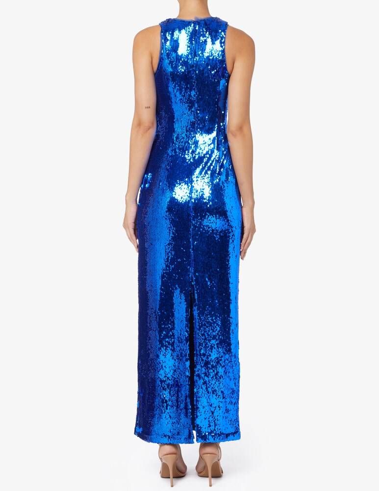 HALSTON Vestito Lungo Con Paillettes Hasia