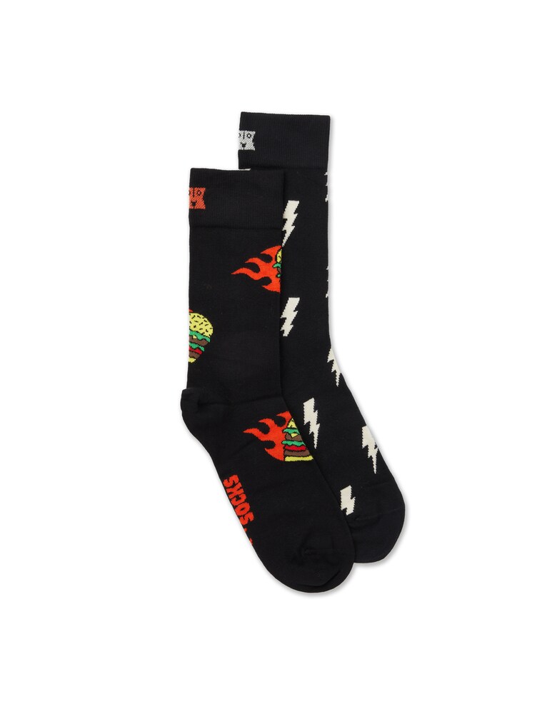 Happy Socks Gift set calzini 2-pack blast off burger