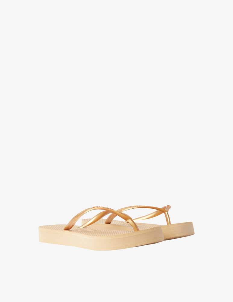 Havaianas Infradito Flatform Slim - Oro