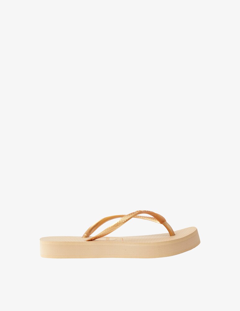 Havaianas Infradito flatform Slim - oro
