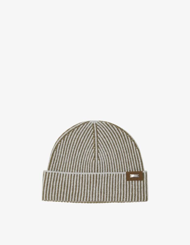 Herno Cappello Beanie Costa Inglese Contrasto