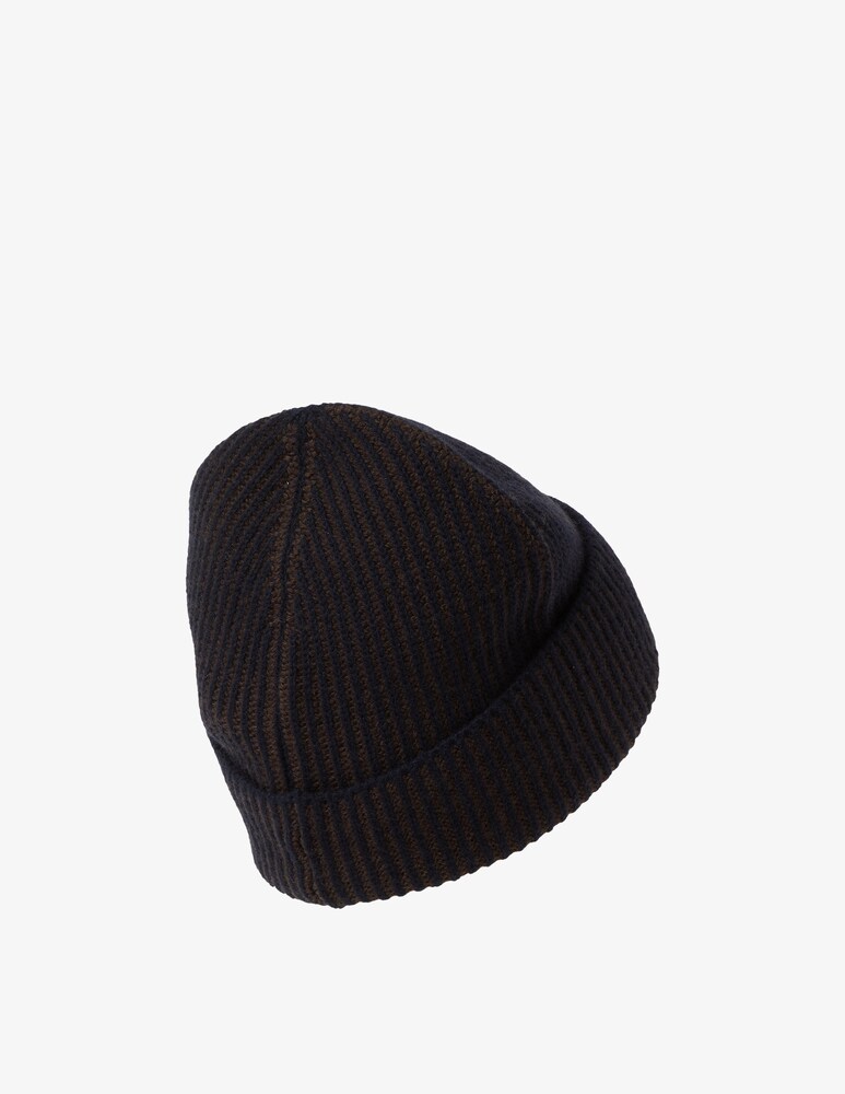 Herno Cappello Beanie Costa Inglese Contrasto