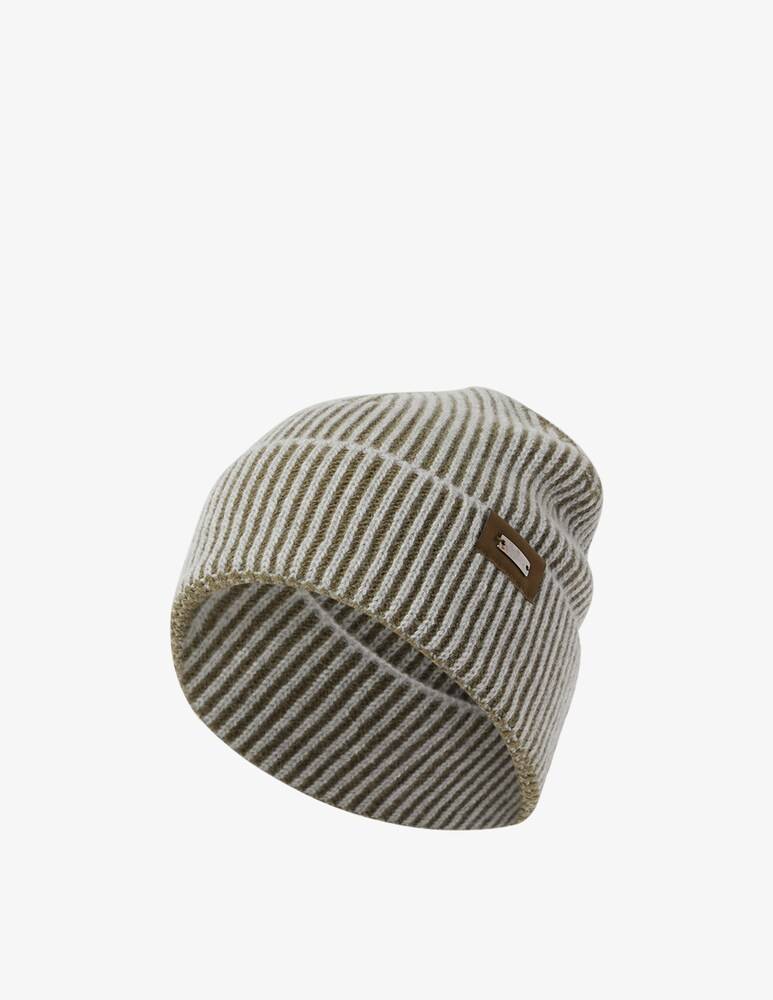 Herno Cappello beanie costa inglese contrasto