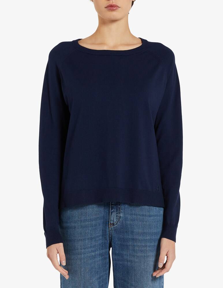 iBlues Ghirba top scollo a barca boxy