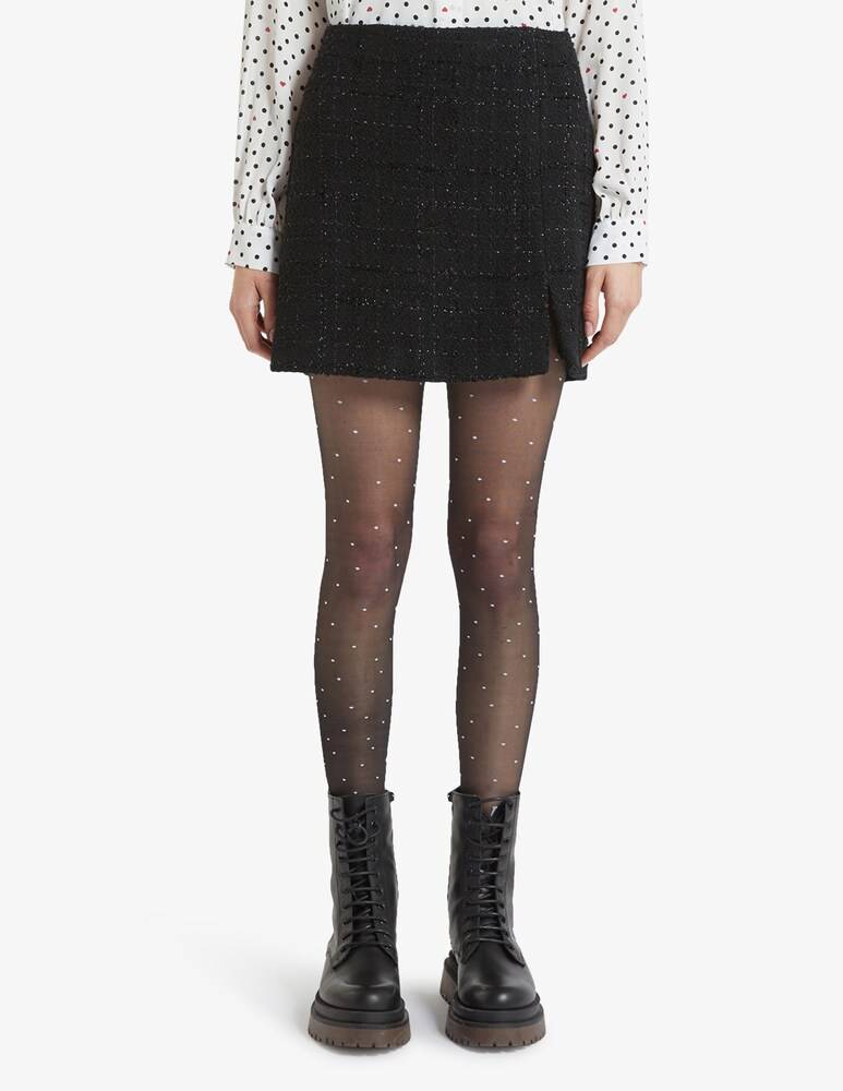 iBlues Marica minigonna stuoia lurex