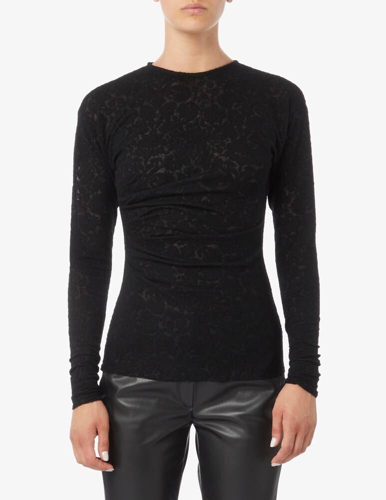 iBlues Sgrondo top in pizzo