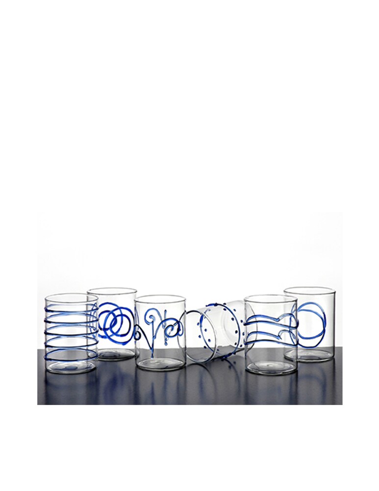 Ichendorf Deco Blue Bicchieri Acqua Set 6 Pz - Blu