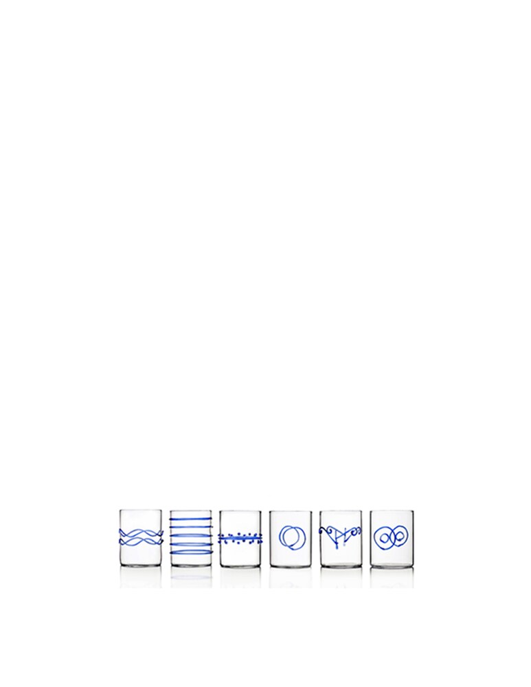 Ichendorf Deco Blue Bicchieri Acqua Set 6 Pz - Blu