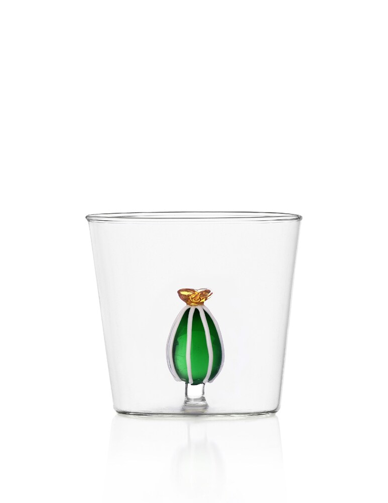Ichendorf Tumbler Cactus Con Fiore Ambra - Multicolor