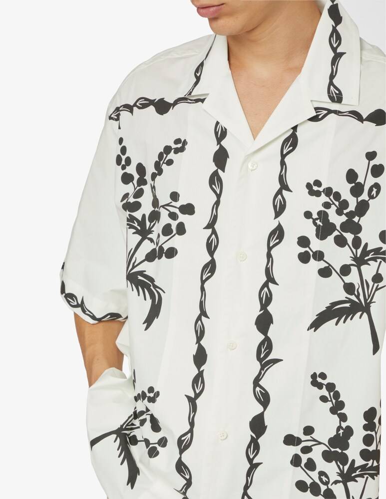 Jacquemus Camicia Maniche Corte Jean Mimosa Stampe