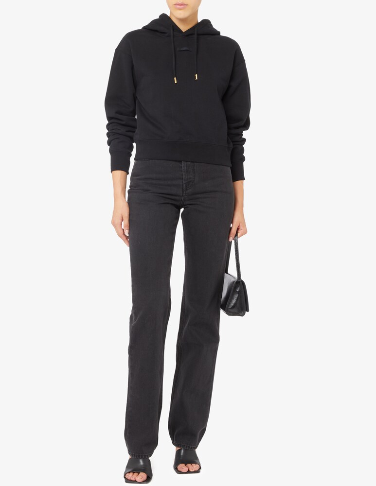 Jacquemus Felpa Con Cappuccio In Cotone