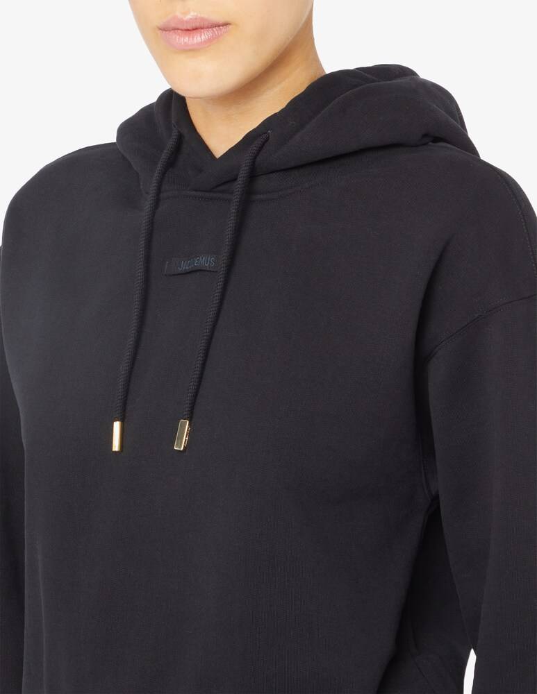 Jacquemus Felpa Con Cappuccio In Cotone