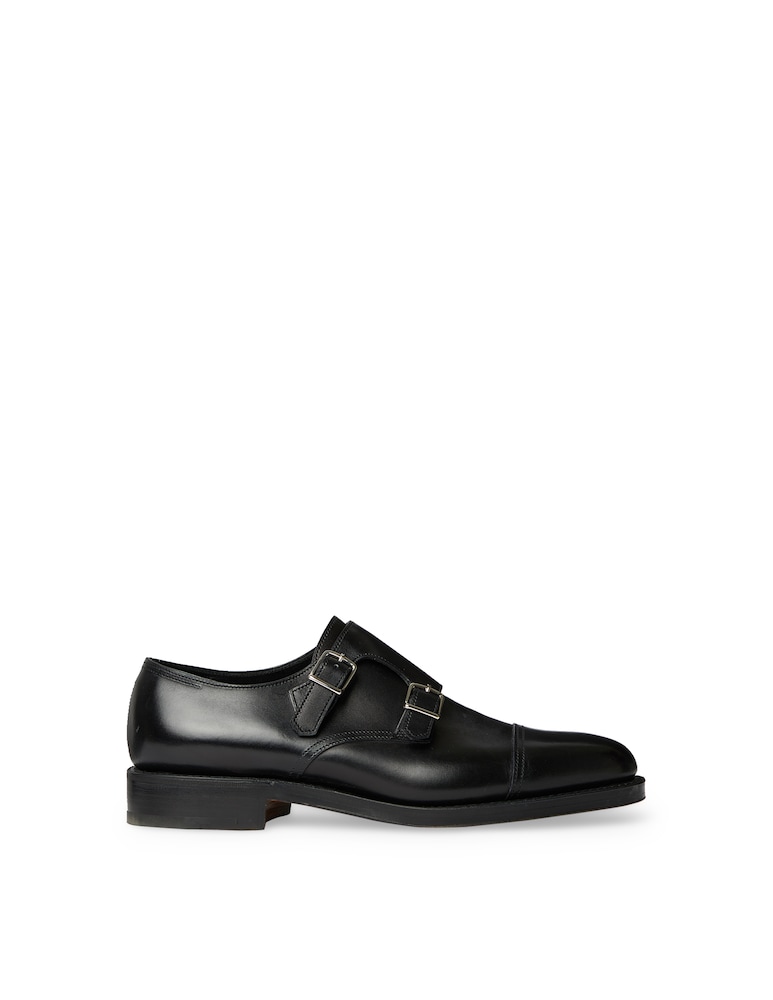 John Lobb Scarpa in pelle William con doppia fibbia