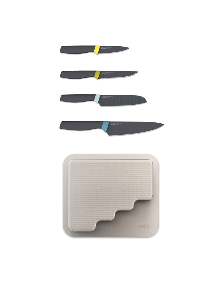 Joseph Joseph Doorstore™ Set Di Coltelli Da 4 Pezzi Elevate™ - Grigio