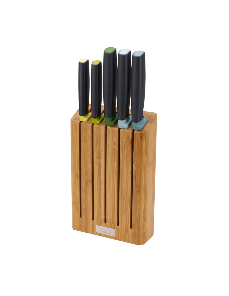 Joseph Joseph Elevate™ Set Di Coltelli Da 5 Pezzi Con Ceppo Portacoltelli - Multicolor