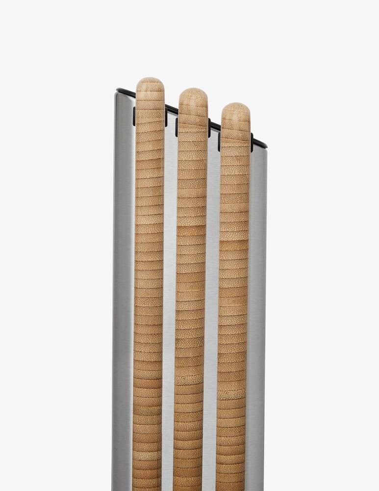 Joseph Joseph Folio Steel Bamboo 3pc Set Di Taglieri