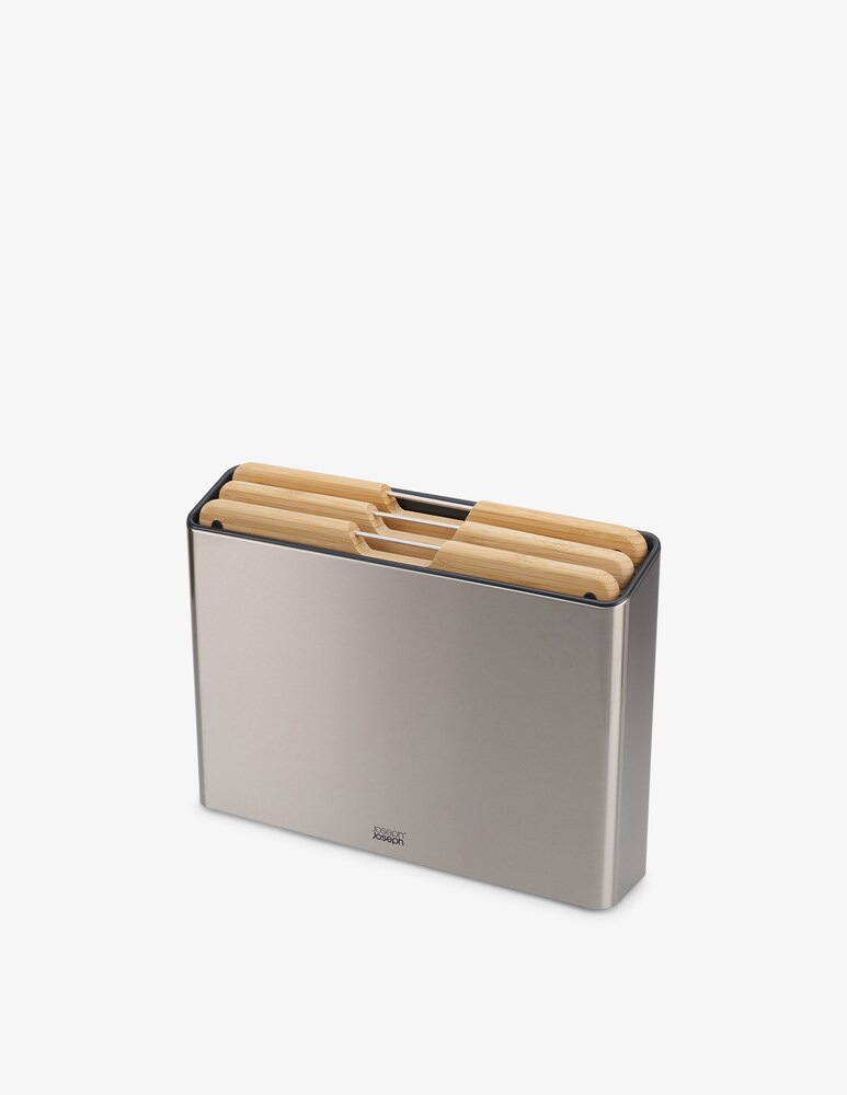 Joseph Joseph Folio Steel Bamboo 3pc Set di Taglieri