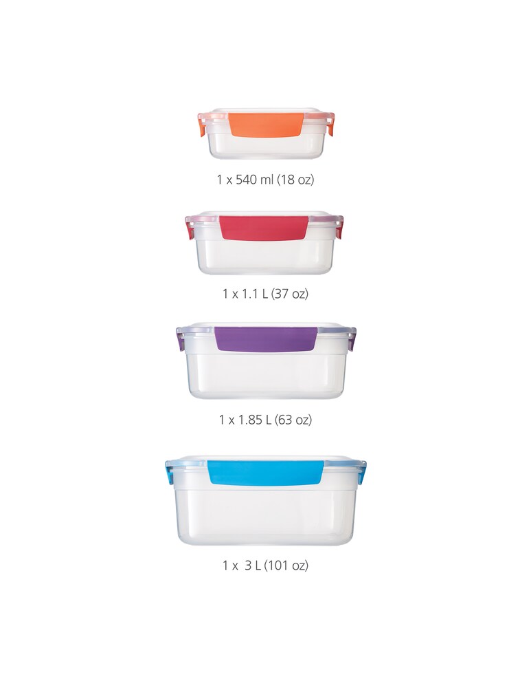 Joseph Joseph Nest™ Lock Set Di 4 Contenitori - Multicolor
