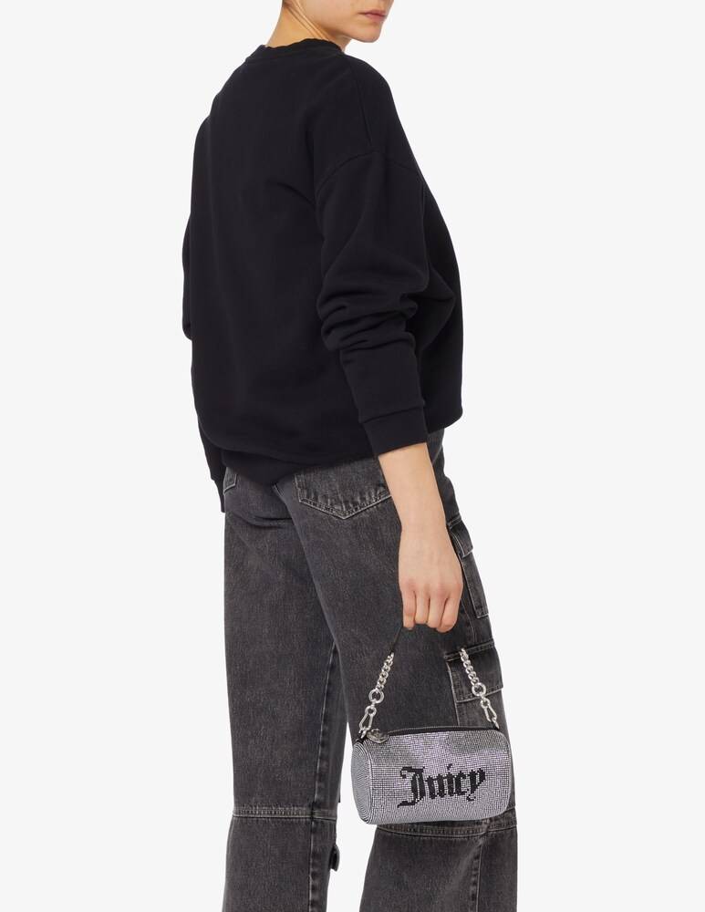 Juicy Couture Borsa Baguette Con Strass Barrel