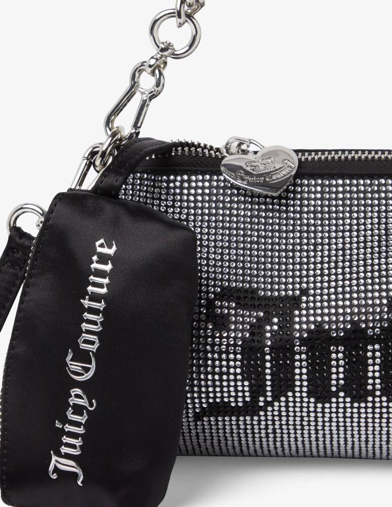 Juicy Couture Borsa Baguette Con Strass Barrel