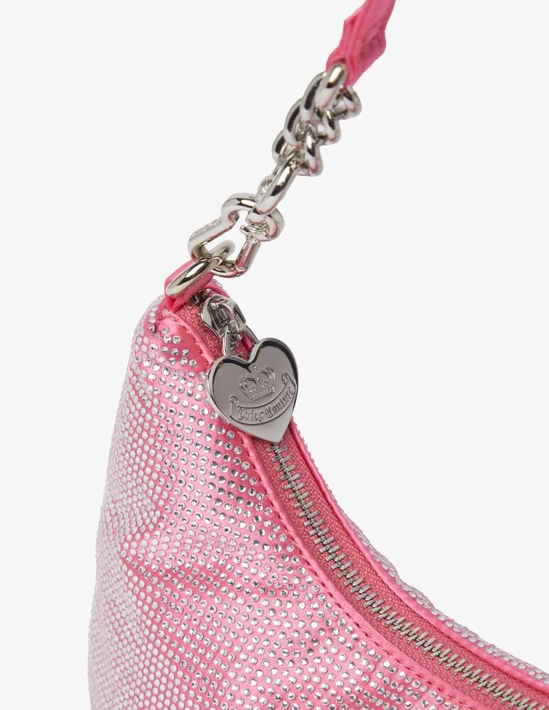 Juicy Couture Borsa Hobo Piccola Con Strass Hazel