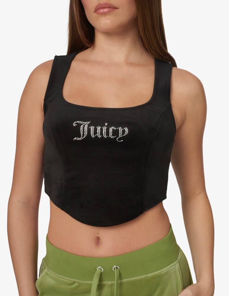 Juicy Couture Top a corsetto Camina corset top