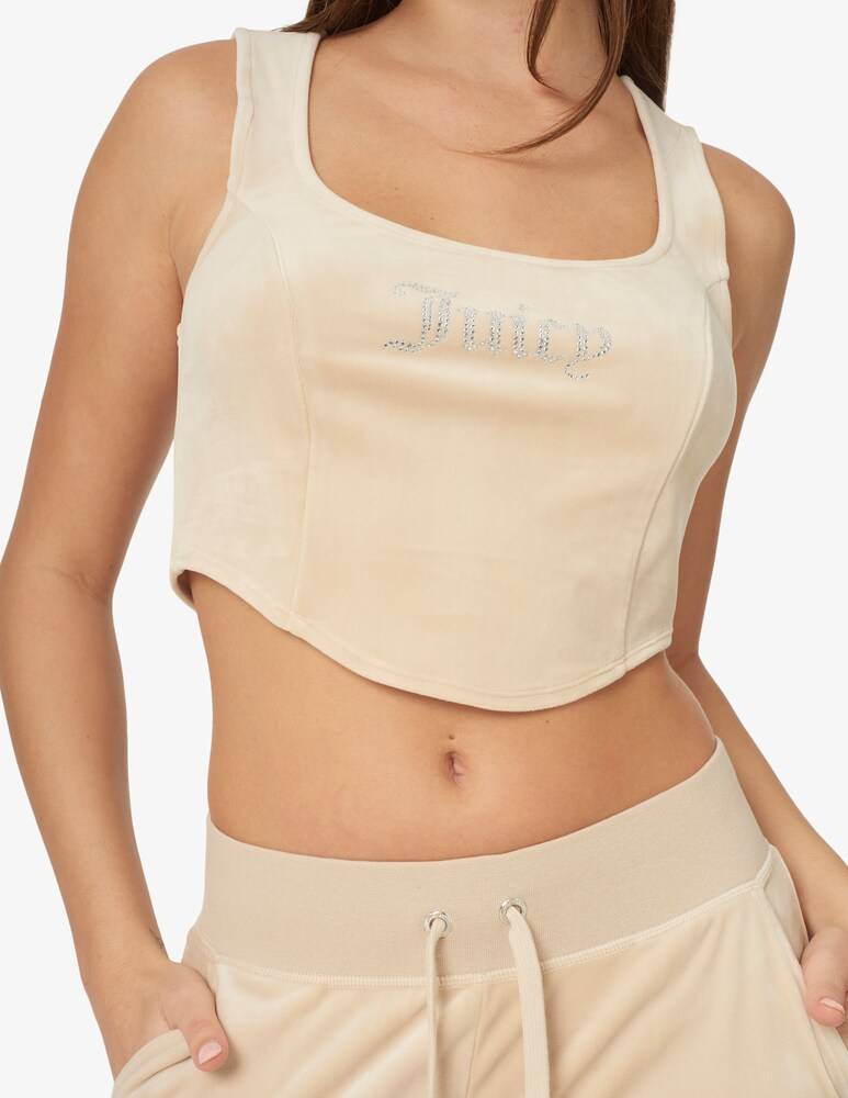 Juicy Couture Top a corsetto Camina corset top