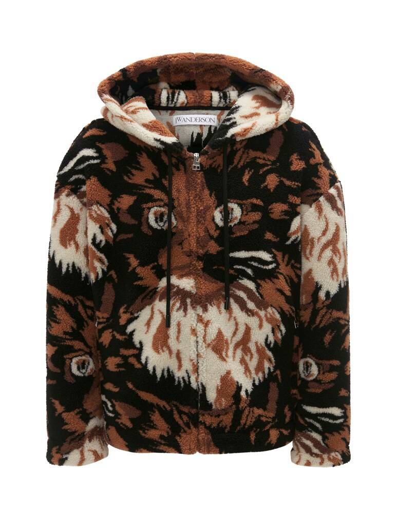 JW Anderson Giacca con cappuccio orsetto cat