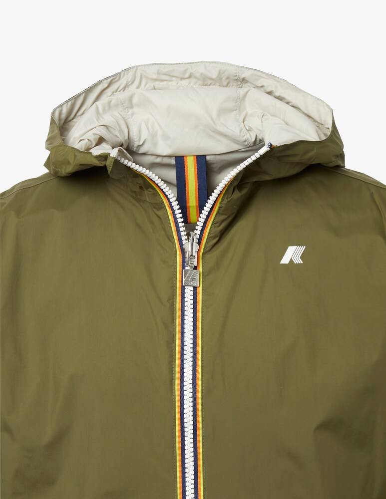 K-Way Giacca Con Cappuccio Revers Jake Eco Plus Double