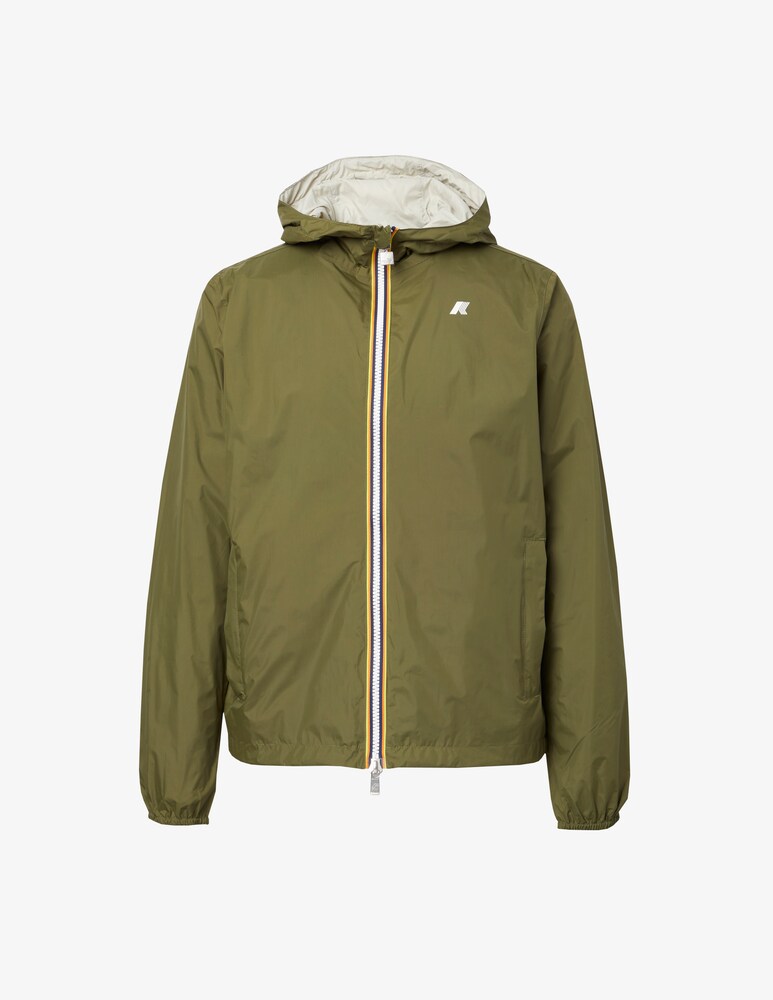 K-Way Giacca con cappuccio revers jake eco plus double