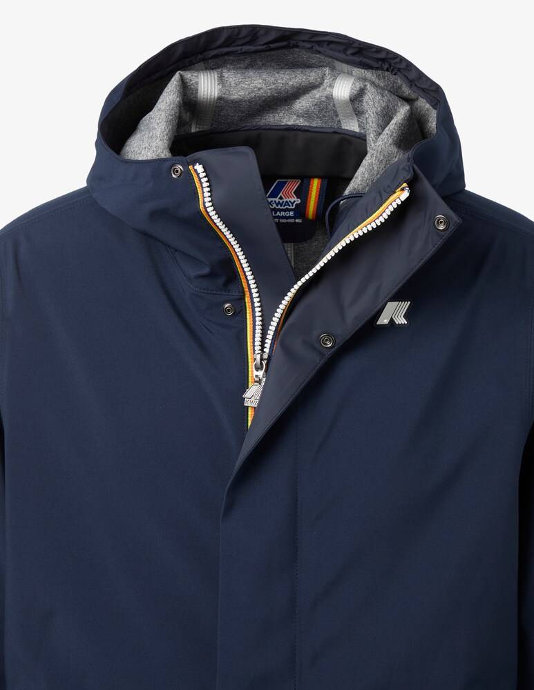 K-Way Giacca Lunga Tommy Bonded Jersey