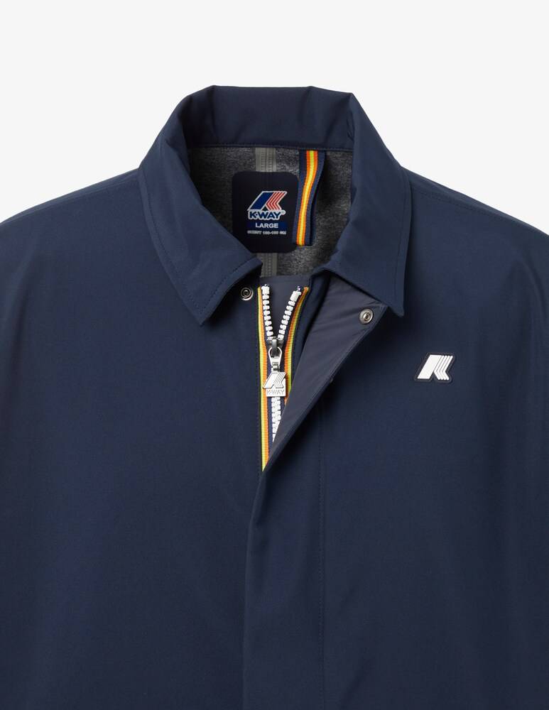 K-Way Impermeabile Lungo Benny Bonded Jersey