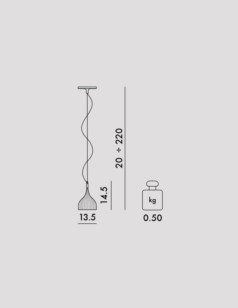Kartell E' Lampada A Sospensione