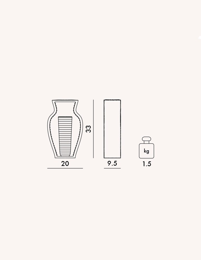 Kartell I Shine, Vaso