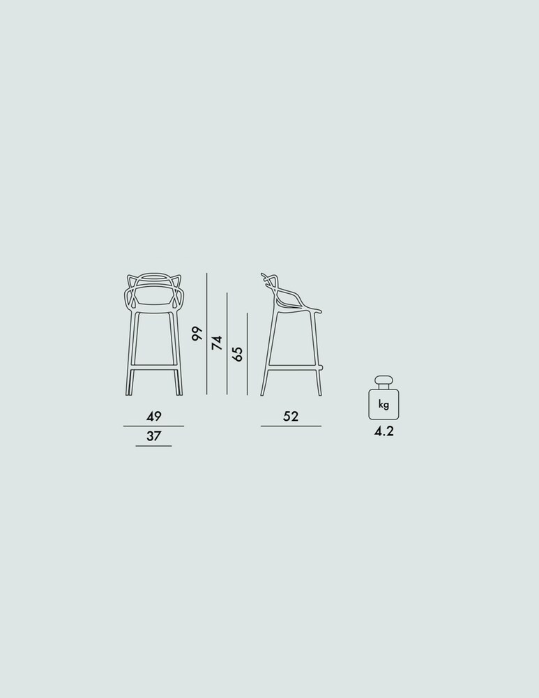 Kartell Masters Sgabello