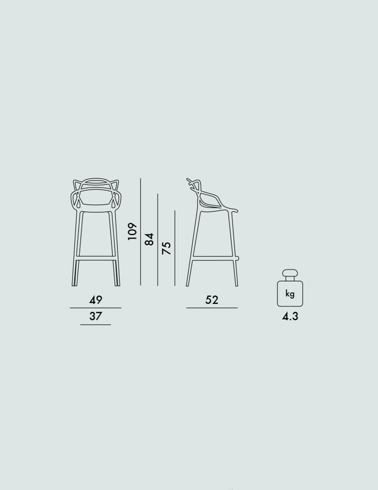 Kartell Masters Sgabello