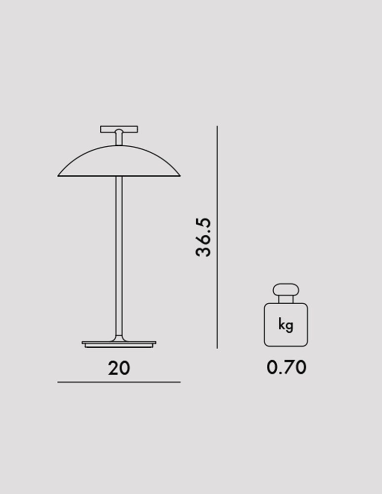 Kartell Mini Geen A Lampada Da Tavolo