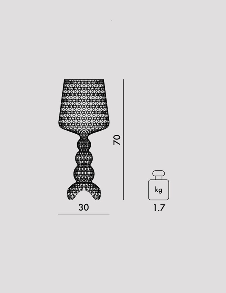 Kartell Mini Kabuki Lampada Da Tavolo