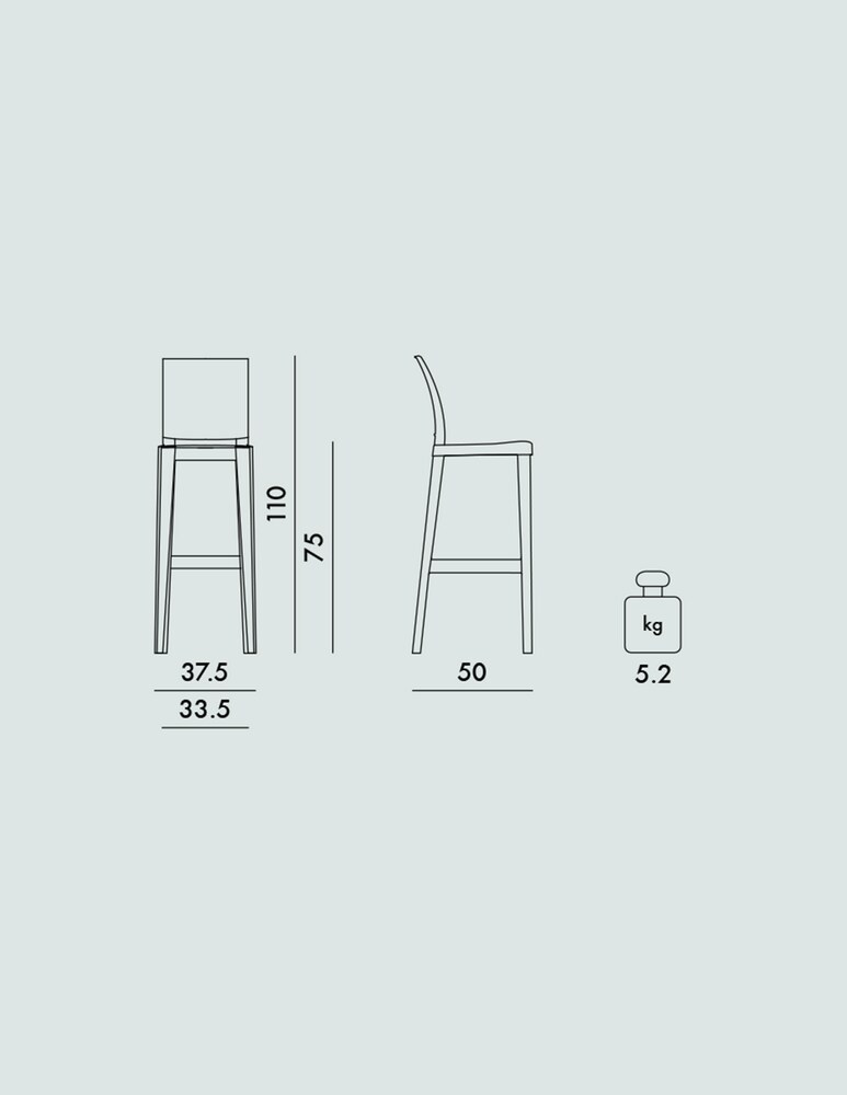 Kartell One More Please, Sgabello