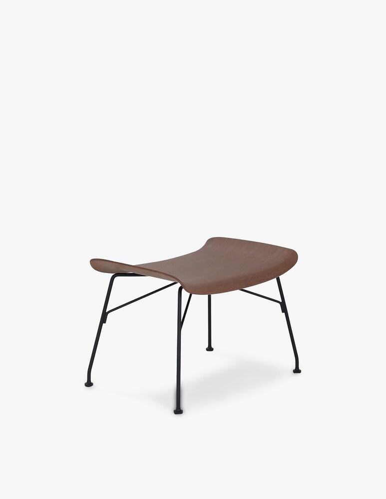 Kartell S/Wood, Poggiapiedi - Marrone
