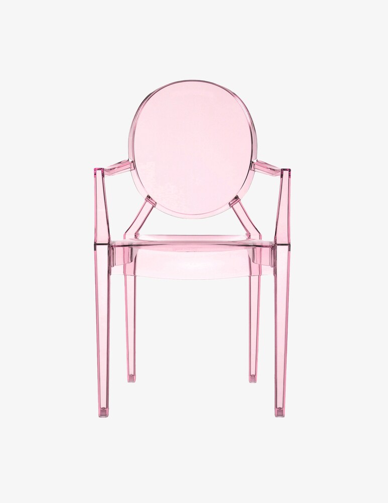 Kartell Sedia Lou Lou Ghost Baby - Rosa