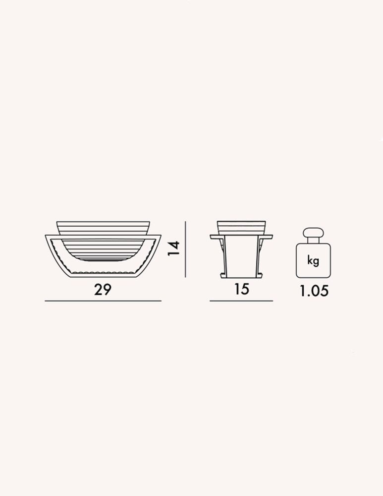 Kartell U Shine, Vaso