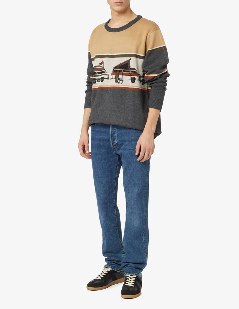 Kavu Maglia Girocollo Misto Lana Ricamo