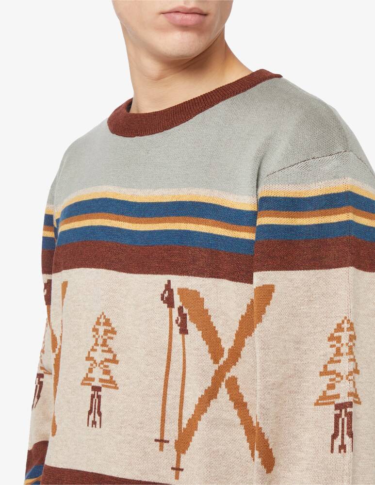 Kavu Maglia Girocollo Misto Lana Ricamo