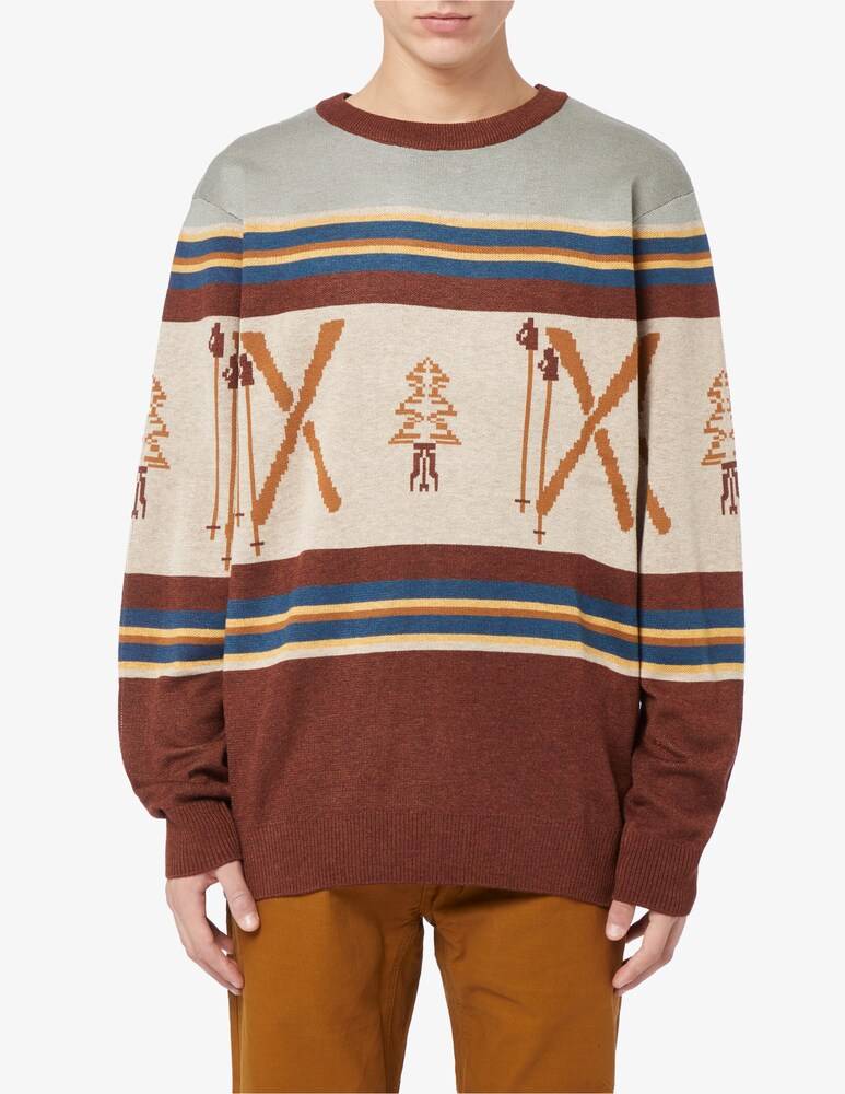 Kavu Maglia girocollo misto lana ricamo